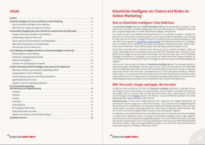 Vorschau Whitepaper - künstliche Intelligenz - Seite 3 und 4 - internetwarriors GmbH