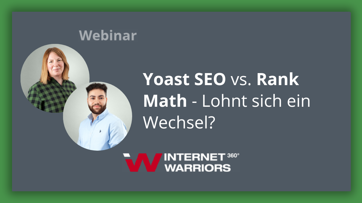 Webinar - WordPress Yoast SEO vs. Rank Math - Was ist besser? Kostenlos mit Nadine Wolff und Adnan Kasem